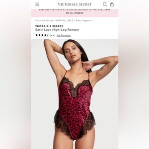 Red leopard lingerie ❤️